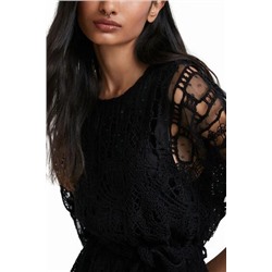 Vestido estilo crochet Johnson Hartig