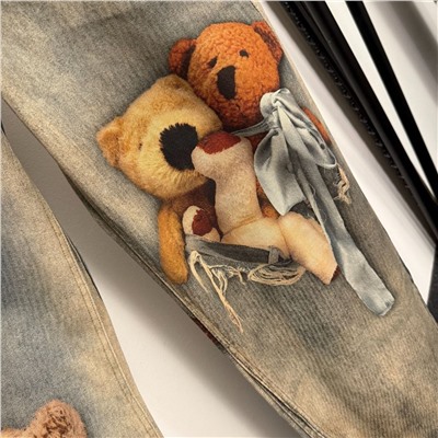 Женские оригинальные джинсовые брюки в стиле ретро   Acn*e Studio*s