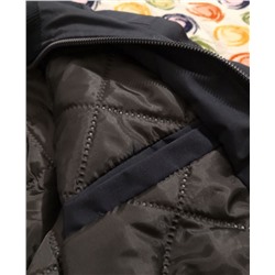 Мужская зимняя стеганая куртка с хлопковой подкладкой на двойной молнии