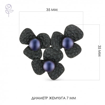 Брошь серебряная 925 арт.56002S2B