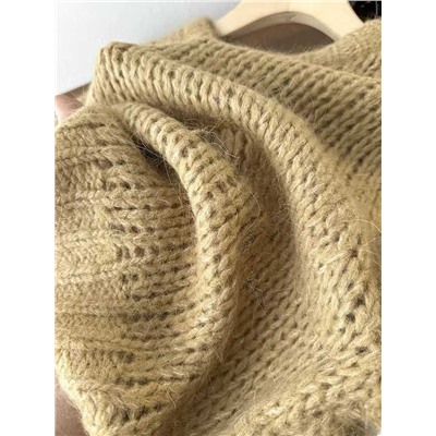 Женский пуловер крупной вязки  ЗАР*А