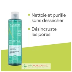 A-Derma Biology AC Gel Moussant Nettoyant BIO 200ml