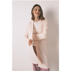 Bata larga canalé rosa