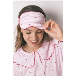 Antifaz dormir rayas y corazones