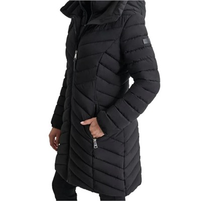 DKNY Bib Puffer Coat