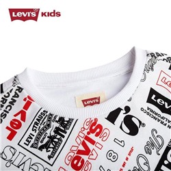 Le*vi's, свитер с круглым вырезом с буквенным принтом