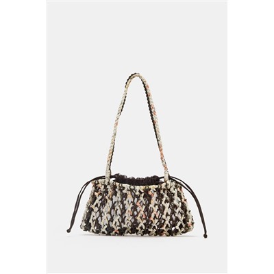 BRAIDED KNIT MINI BAG