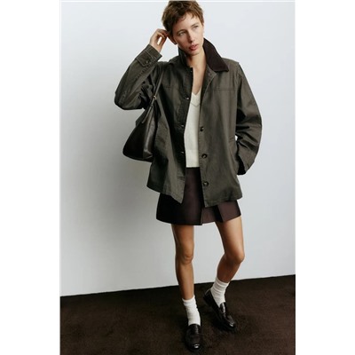 Женская куртка свободного кроя ретро стиль Н*М