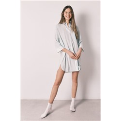 Camisola rayas y cuadros Vichy verde