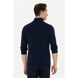 Erkek Lacivert Basic Kazak