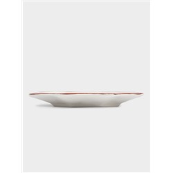 Блюдо, 20 см, керамика D, красное, Лошадка, Festival