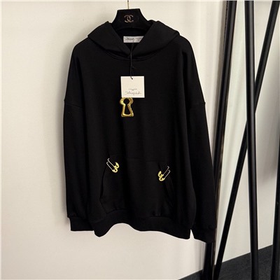 Женское свободное худи / толстовка с капюшоном   Schiaparell*i