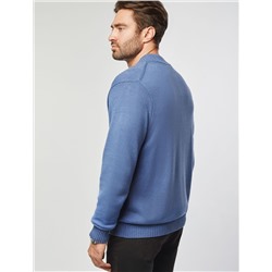 Кардиган плотной вязки на металлической молнии