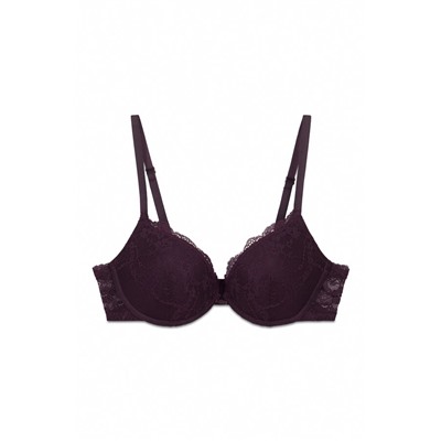Sujetador push up encaje morado GORGEOUS