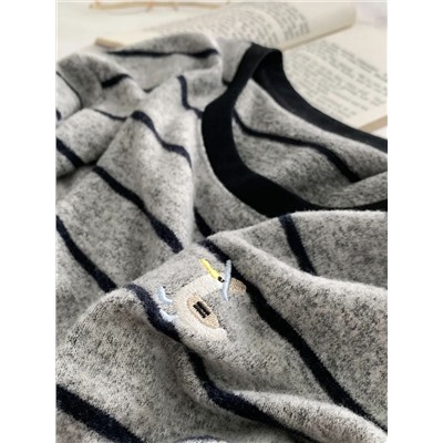 Уютный свободный лонг в полоску   Экспорт