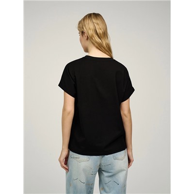 Черная Футболка «Абстракция»