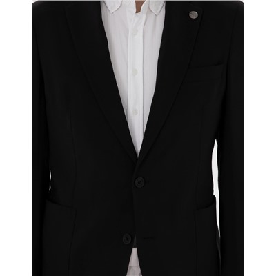 Siyah Slim Fit Ceket