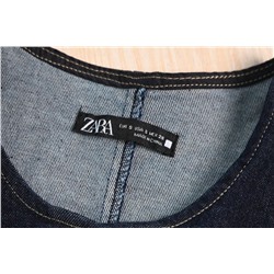 Однобортный облегающий джинсовый жилет  ЗАР*А