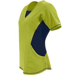 Butter-Soft Scrubs by UA™ New & Improved V-Neck Top with Stretch Panels