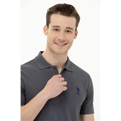 Erkek Antrasit Basic Polo Yaka Tişört