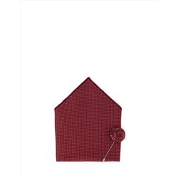 Kırmızı 3'lü Kravat Mendil Set