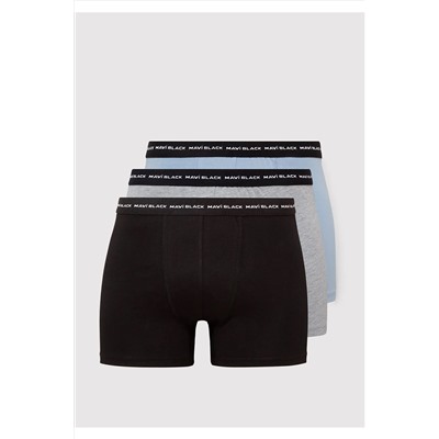 Mavi 3lü Basic Boxer 0911987-900