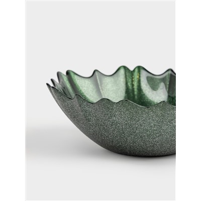 Салатник, 16х5 см, 450 мл, стекло, зеленый, Seville