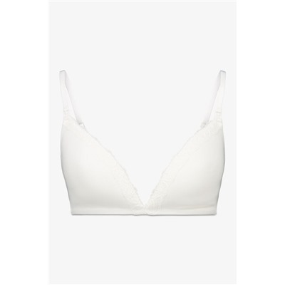 Sujetador 'maternity' CHARMING canalé blanco