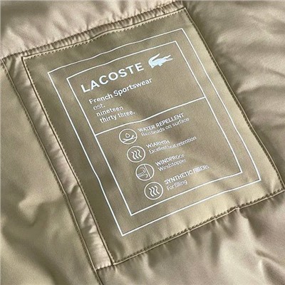 Утепленная мужская куртка бомбер  Lacost*e