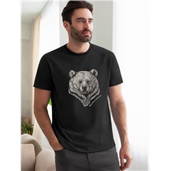 Футболка из премиального хлопка с авторским принтом