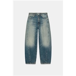 TRF MID-WAIST BAGGY BALLOON JEANS