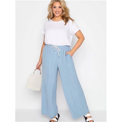 Женские легкие свободные брюки Plus Size