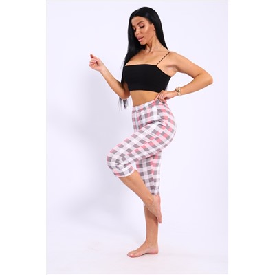 Бриджи женские в клетку Бр-1