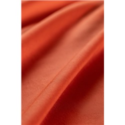 Ciel King Size Plus %100 Pamuk Lastikli Saten Çarşaf - Turuncu