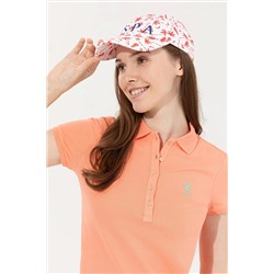 Kadın Somon Polo Yaka Örme Elbise