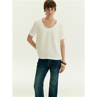 Блузка из 100% вискозы с вырезом, B3240/joel