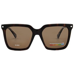 POLAROID Polarized Bronze Square Ladies Sunglasses PLD4115SX 0086/SP 54 Item No. PLD 4115/S/X 0086/SP 54