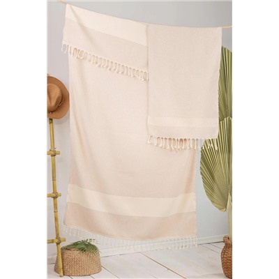Peshtemalsan, %100 Pamuk Elmas Peştemal 2’li Set, Püsküllü, Banyo Havlusu, Plaj Havlusu, Hamam Havlusu