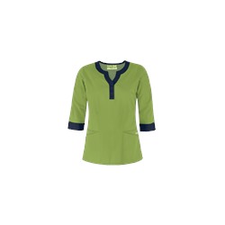 UA Butter-Soft STRETCH Scrubs Contrast 3/4 Sleeve Top