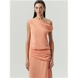 Топ с добавлением льна, B3198/dous