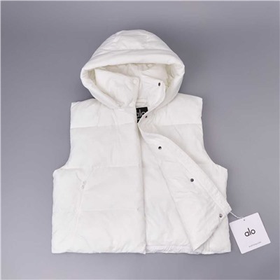 Женский жилет с капюшоном на молнии АЛ*О