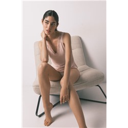 Camiseta punto súper suave rosa