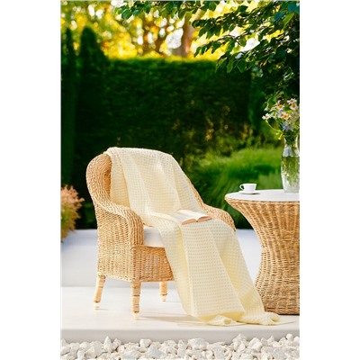 Плед вафельный 140х200 см Бохо