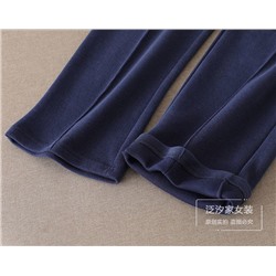 Свободный повседневный спортивный костюм из нежного и приятного для тела хлопка