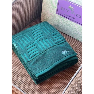 Комплект роскошных жаккардовых полотенец из 3х предметов  (4 цвета)