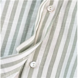 Женская рубашка средней длины в полоску