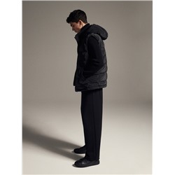 Steppweste mit Stehkragen