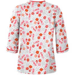 UA Day At The Beach Black Print Scrub Top