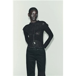 Женский кружевный лонг ЗАР*А