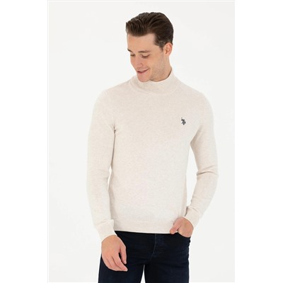 Erkek Taş Melanj Basic Kazak